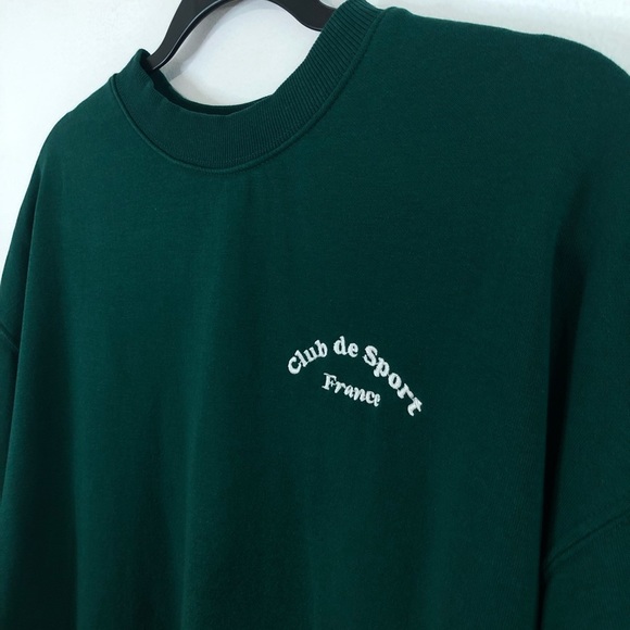 ❌SOLD❌Dark green oversized sweatshirt - Picture 3 of 4